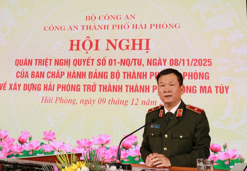 Quán triệt Nghị quyết số 01-NQ/TU về xây dựng Hải Phòng trở thành thành phố không ma túy, tập trung xây dựng mô hình “Dòng họ không ma túy”